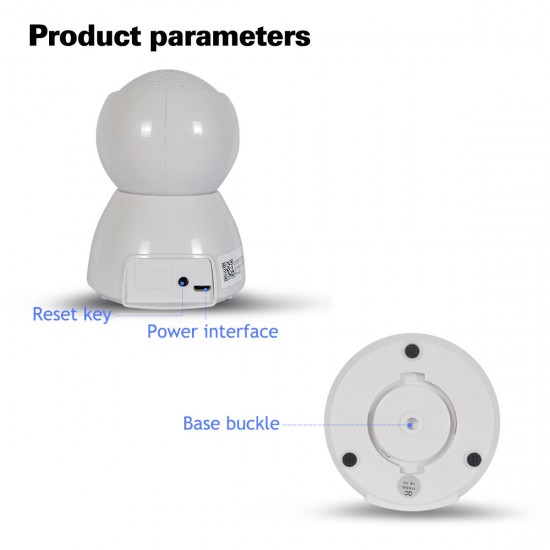 720P HD Smart Home Security WiFi IP CameraWireless CCTV IR Night Baby Monitor