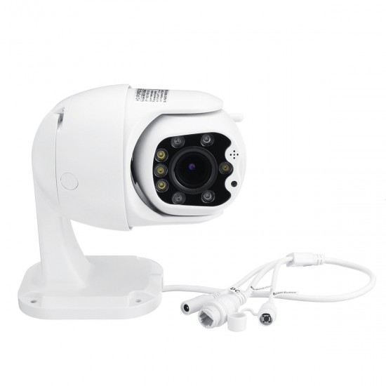 8LEDs HD 1080p PTZ Outdoor IP Camera Pan Tilt 5X Zoom IR Network Security Camera