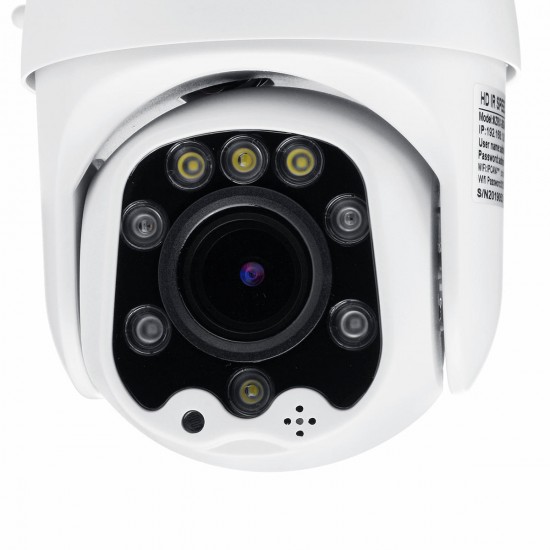 8LEDs HD 1080p PTZ Outdoor IP Camera Pan Tilt 5X Zoom IR Network Security Camera 8LEDs HD 1080p PTZ Outdoor IP Camera Pan Tilt 5X Zoom IR Network Security Camera