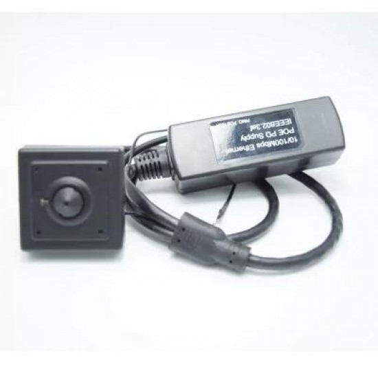 960P Audio Mini POE IP Camera H.264 Series 40X40MM Small 1.3 Megapixel With External POE Securiy