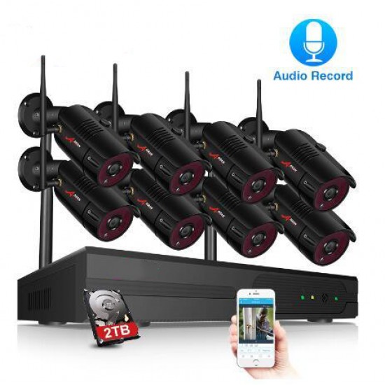 1080P 8CH NVR Audio Record Outdoor Night Vision CCTV Camera Video Surveillance System 1080P 8CH NVR Audio Record Outdoor Night Vision CCTV Camera Video Surveillance System