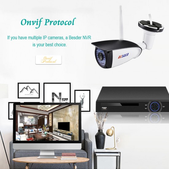 1080P HI3518E CamHi APP Wifi IP Camera CCTV 2MP Outdoor Wireless Surveillance IP Camera