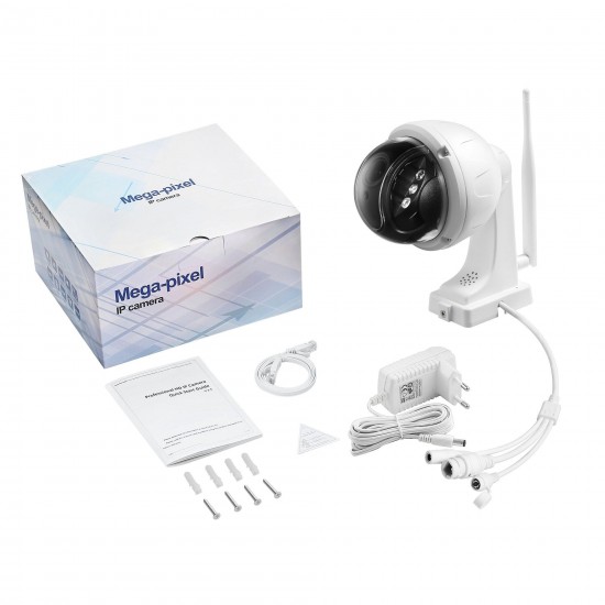 SD19SO White/Black 5MP Wifi Dome IP Camera Spinning Waterproof Wireless IR Night Wi-Fi CCTV Microphone Speaker Audio Talk SD card SD19SO White/Black 5MP Wifi Dome IP Camera Spinning Waterproof Wireless IR Night Wi-Fi CCTV Microphone Speaker Audio Talk SD card