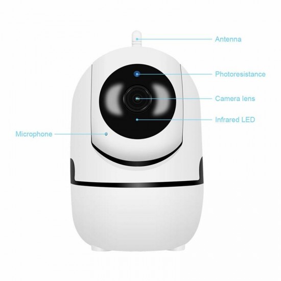 1080P Wireless WIFI IR Security IP Camera Night Vision Intelligent HD Surveillance Camera