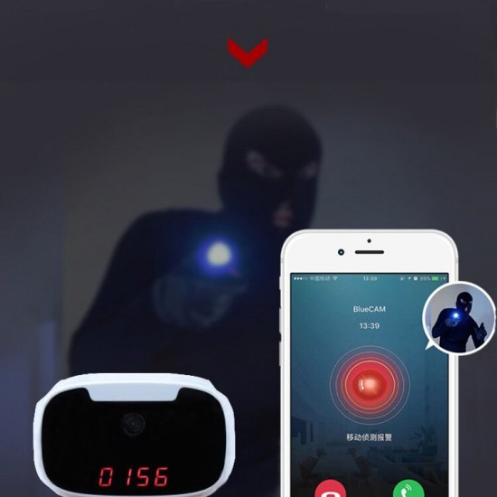 Clock Camera 1080P HD Camera Wifi H.264 Camera Night Vision Motion Detections Security IP Camera Clock Camera 1080P HD Camera Wifi H.264 Camera Night Vision Motion Detections Security IP Camera