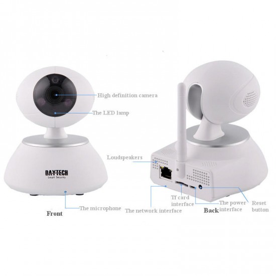 DT-C8818 IP Camera 720P Night Vision Audio Recording Security System P2P Wi-fi Network H.264 CMOS Monitor DT-C8818 IP Camera 720P Night Vision Audio Recording Security System P2P Wi-fi Network H.264 CMOS Monitor