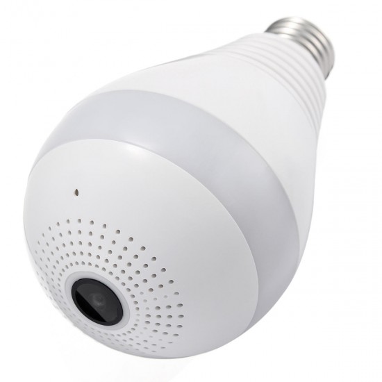 E27 360° Panoramic 1080P IR Camera Light Bulb Wifi Fisheye CCTV Security Camera E27 360° Panoramic 1080P IR Camera Light Bulb Wifi Fisheye CCTV Security Camera