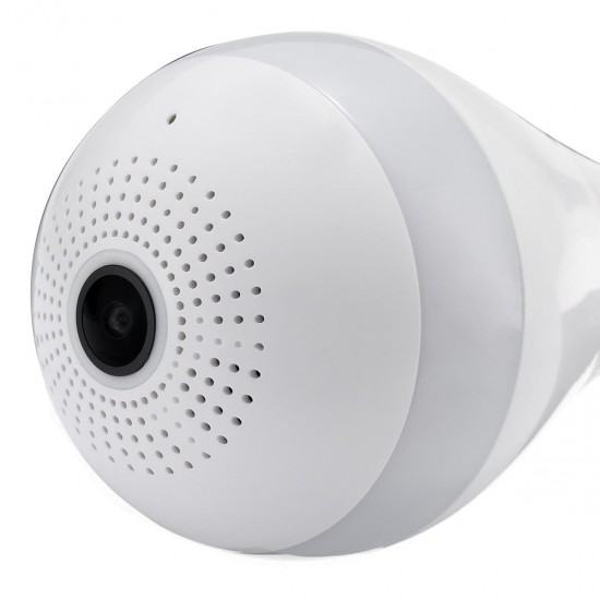 E27 360° Panoramic 1080P IR Camera Light Bulb Wifi Fisheye CCTV Security Camera