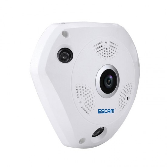 Fisheye Camera Support VR QP180 Shark 960P IP WiFi Camera 1.3MP 360 Degree Panoramic Infrared Night Vision Camera Fisheye Camera Support VR QP180 Shark 960P IP WiFi Camera 1.3MP 360 Degree Panoramic Infrared Night Vision Camera