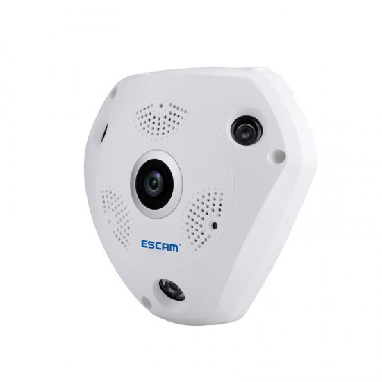 Fisheye Camera Support VR QP180 Shark 960P IP WiFi Camera 1.3MP 360 Degree Panoramic Infrared Night Vision Camera Fisheye Camera Support VR QP180 Shark 960P IP WiFi Camera 1.3MP 360 Degree Panoramic Infrared Night Vision Camera