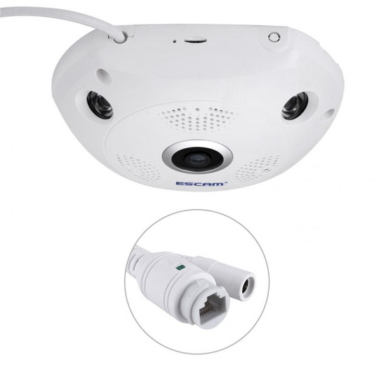 Fisheye Camera Support VR QP180 Shark 960P IP WiFi Camera 1.3MP 360 Degree Panoramic Infrared Night Vision Camera Fisheye Camera Support VR QP180 Shark 960P IP WiFi Camera 1.3MP 360 Degree Panoramic Infrared Night Vision Camera