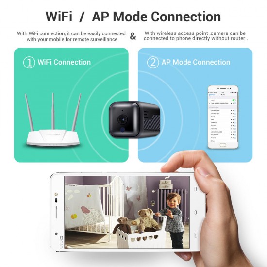 G16 1080P Mini WiFi Night Vision Battery Camera with Audio Support AP Hotspot 64GB Card Video Recorder G16 1080P Mini WiFi Night Vision Battery Camera with Audio Support AP Hotspot 64GB Card Video Recorder