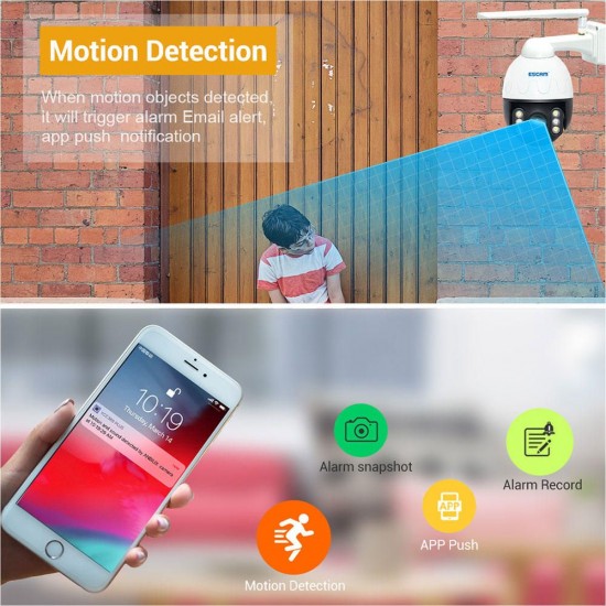 Q5068 5MP 4X Zoom Metal Case H.265 PTZ Pan Tilt WiFi Waterproof IP Camera Support ONVIF Two Way Talk Night Vision Q5068 5MP 4X Zoom Metal Case H.265 PTZ Pan Tilt WiFi Waterproof IP Camera Support ONVIF Two Way Talk Night Vision