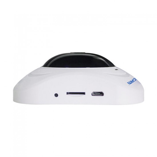 Q8 960P 1.3MP 360 Degree VR Fisheye WiFi IR Infrared IP Camera Two Way Audio Motion Detector