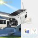 QF260 WIFI HD 1080P 2.0MP Wireless IP67 Outdoor Solar Battery Power Low Power Consumption PIR Surveillance Security Camera