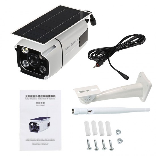 QF260 WIFI HD 1080P 2.0MP Wireless IP67 Outdoor Solar Battery Power Low Power Consumption PIR Surveillance Security Camera