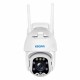 QF288 1080P Pan/Tilt/8X Zoom AI Humanoid detection Cloud Storage Waterproof WiFi IP Camera with Two Way Audio EU Plug