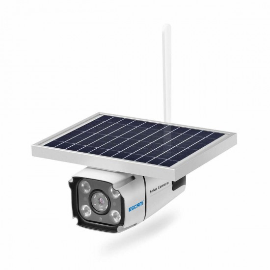 QF460 4G Solar Camera with 2-way Intercom 5.5w Solar Panel PIR Motion Detections Free Cloud Storage HD IP Camera Rainproof