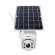 QF480 1080P Cloud Storage PT 4G PIR Alarm IP Camera With Solar Panel Full Color Night Vision IP66 Waterproof Two Way Audio Camera