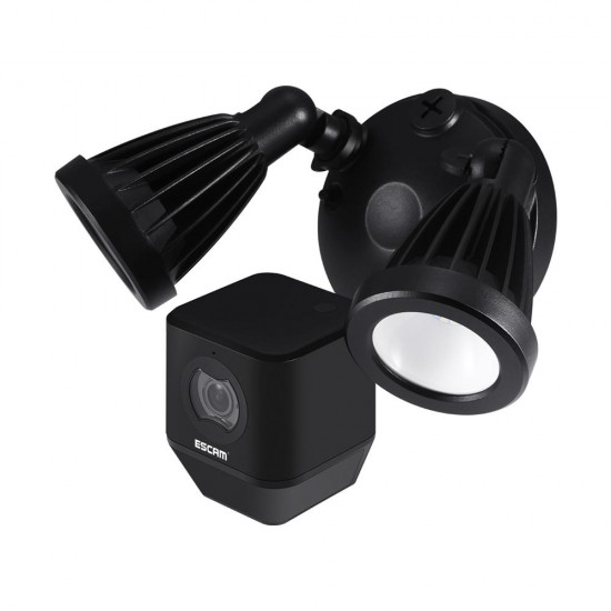 QF608 1080P LED Floodlight WiFi IP Camera PIR Detection Alarm HD Security Two Way Talk Remote S iren Support ONVIF Night Vision QF608 1080P LED Floodlight WiFi IP Camera PIR Detection Alarm HD Security Two Way Talk Remote S iren Support ONVIF Night Vision