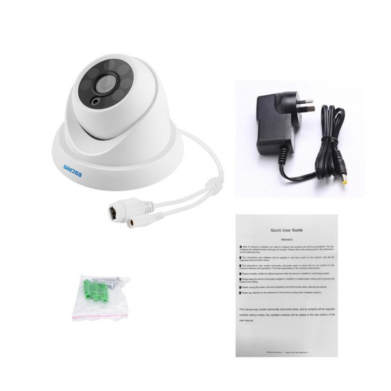 QH001 ONVIF H.265 1080P P2P IR Dome IP Camera Motion Detection with Smart Analysis Function QH001 ONVIF H.265 1080P P2P IR Dome IP Camera Motion Detection with Smart Analysis Function