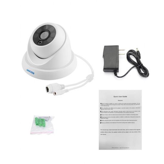 QH001 ONVIF H.265 1080P P2P IR Dome IP Camera Motion Detection with Smart Analysis Function QH001 ONVIF H.265 1080P P2P IR Dome IP Camera Motion Detection with Smart Analysis Function