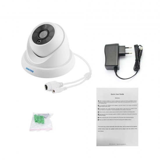 QH001 ONVIF H.265 1080P P2P IR Dome IP Camera Motion Detection with Smart Analysis Function QH001 ONVIF H.265 1080P P2P IR Dome IP Camera Motion Detection with Smart Analysis Function