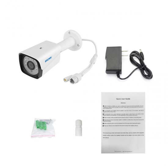 QH002 1080P HD IP Camera H.265 ONVIF IR Waterproof CCTV with Smart Analysis Function Camera QH002 1080P HD IP Camera H.265 ONVIF IR Waterproof CCTV with Smart Analysis Function Camera