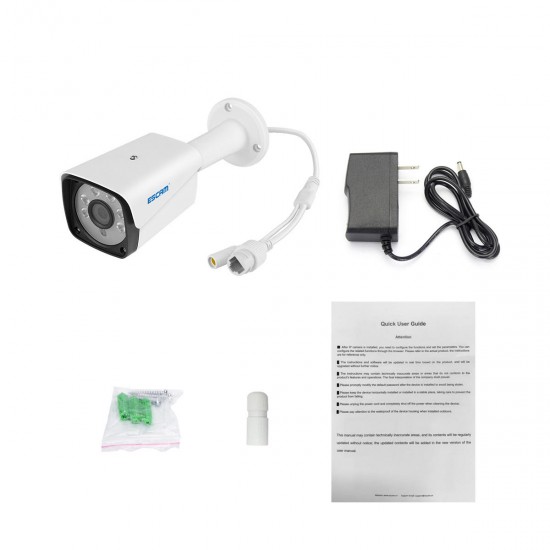 QH002 1080P HD IP Camera H.265 ONVIF IR Waterproof CCTV with Smart Analysis Function Camera