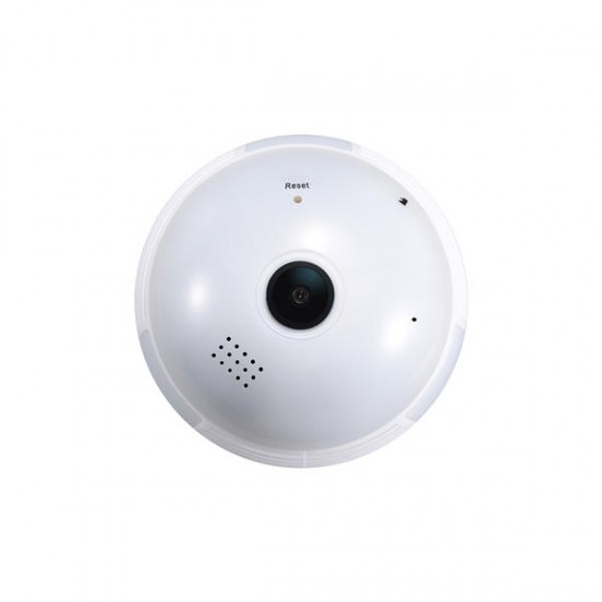 QP136 960P Bulb WIFI IP Security Camera 360 Degree Panoramic H.264 Infrared Indoor Mootion Detection