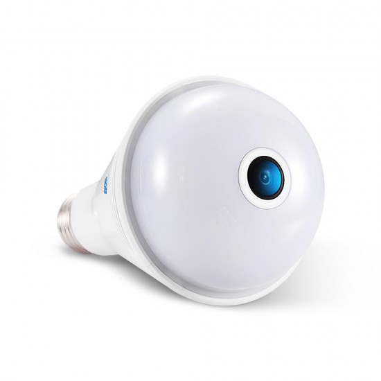QP137 IP Camera WiFi 2MP HD 1080P 360 Degree Panoramic bluetooth Speaker Bulb Security Camera QP137 IP Camera WiFi 2MP HD 1080P 360 Degree Panoramic bluetooth Speaker Bulb Security Camera