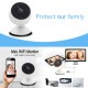 EU Plug WiFi IP 1080P Camera Infrared Home Security Camera Support 128G SD Card/ Motion Detect/ Night Vision/Two-Way Talk/ Cloud Storage