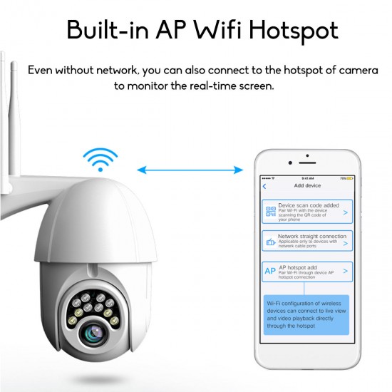 10LED 5X Zoom HD 2MP IP Security Camera WiFi Wireless 1080P Outdoor PTZ Waterproof Night Vision ONVIF 10LED 5X Zoom HD 2MP IP Security Camera WiFi Wireless 1080P Outdoor PTZ Waterproof Night Vision ONVIF
