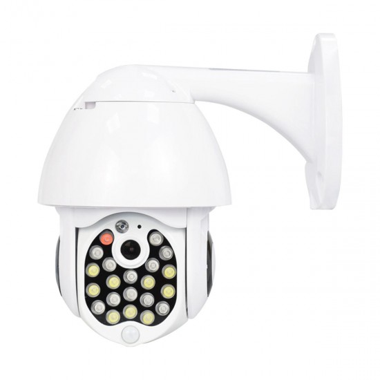 21 LED IP Camera 8X Zoom WiFi Dome Surveillance Camera Full Color Night Vision IP66 Waterproof Pan/Tilt Rotation