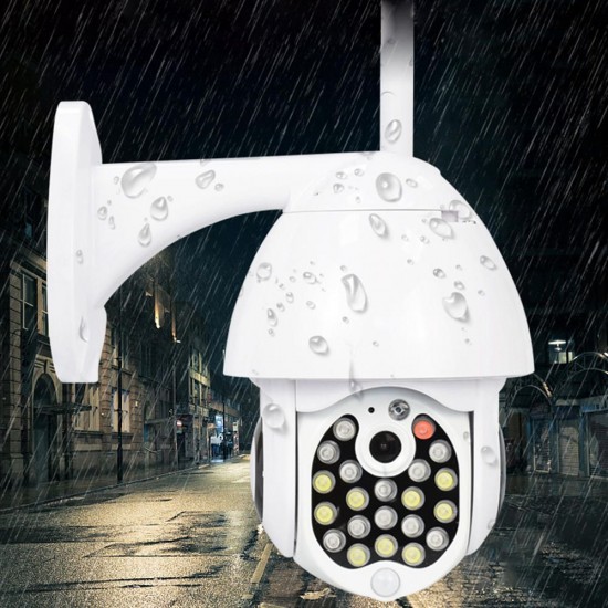21 LED IP Camera 8X Zoom WiFi Dome Surveillance Camera Full Color Night Vision IP66 Waterproof Pan/Tilt Rotation 21 LED IP Camera 8X Zoom WiFi Dome Surveillance Camera Full Color Night Vision IP66 Waterproof Pan/Tilt Rotation