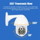 21 LED IP Camera 8X Zoom WiFi Dome Surveillance Camera Full Color Night Vision IP66 Waterproof Pan/Tilt Rotation