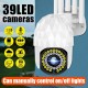 1080P 39 LED Outdoor PTZ IP Camera Two Way Audio Wifi Camera Auto Waterproof Night Vision CCTV Video Surveillance