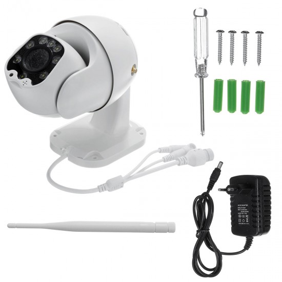 HD 1080P 200W Wifi IP Camera 355° PTZ Rotation Waterproof IP66 Alarm Push Motion Detect