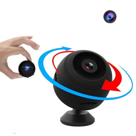 HD 1080P Mini WIFI IP Camera Night Vision Video Recorder 160° Panoramic Built-in Magnet HD 1080P Mini WIFI IP Camera Night Vision Video Recorder 160° Panoramic Built-in Magnet