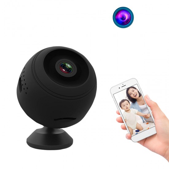 HD 1080P Mini WIFI IP Camera Night Vision Video Recorder 160° Panoramic Built-in Magnet