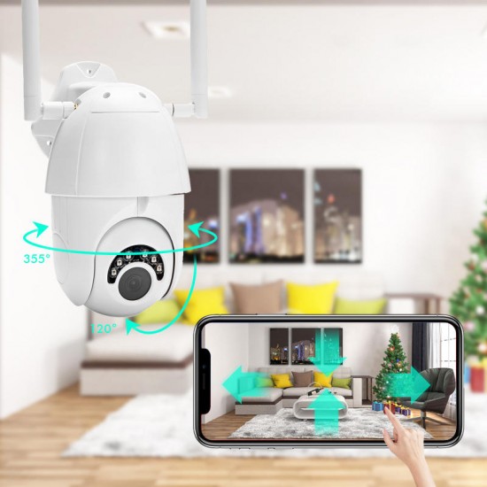 HD 1080P WIFI IP Camera Wireless PTZ ZOOM CCTV Home Security 60M IR Camera Waterproof IP66 Outdoor