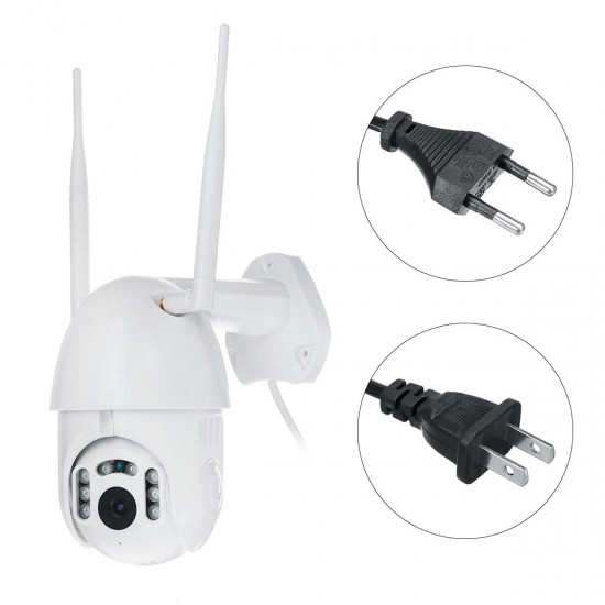 HD 1080P Wifi IP Camera Infrared Night Vision IP66 Waterproof Outdoor 355° PTZ Rotation Home Security Monitor Camera