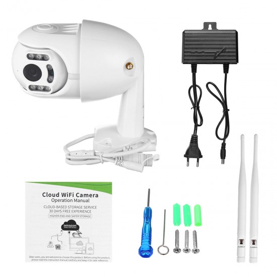 HD 1080P Wifi Wireless Security IP Camera 8 LED Waterproof IP66 Outdoor Cloud Storage