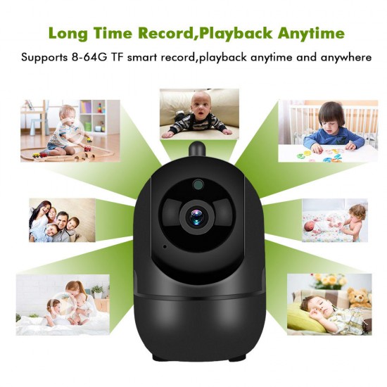 HD 1080P Wireless Security Wifi IP Camera 3.6mm 2MP Lens Night Vision Two Way Audio Smart Home Video Camera