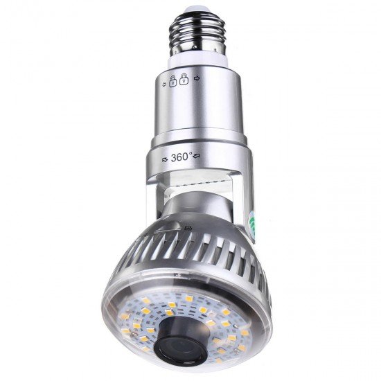 HD WIFI E27 3.6mm LED Light Bulb Camera Motion Detection Night Vision HD WIFI E27 3.6mm LED Light Bulb Camera Motion Detection Night Vision