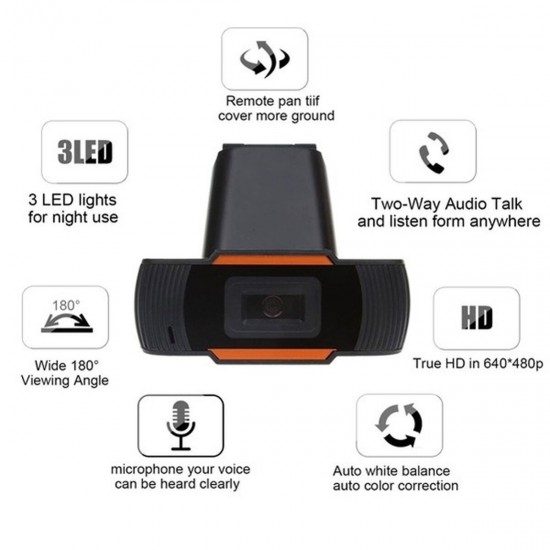 HD Webcam Auto Focus PC Web USB Camera Video Conference Cams with Microphone HD Webcam Auto Focus PC Web USB Camera Video Conference Cams with Microphone