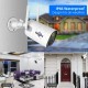 1080P HD Wireless Outdoor Security IP Camera Battery Powered Rechargeable IP65 Waterproof PIR Alarm