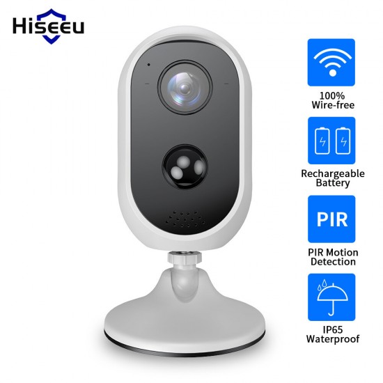 C30 1080P WIFI Battery Camera IP Outdoor Rechargeable Solar Panel Wireless IP Camera PIR Waterproof Motion Detect App View Home Security Camera