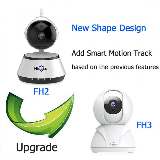 FH3 720P Home Security IP Camera Wireless Smart WiFi Camera Audio Record Surveillance Baby Monitor HD Mini CCTV Camera