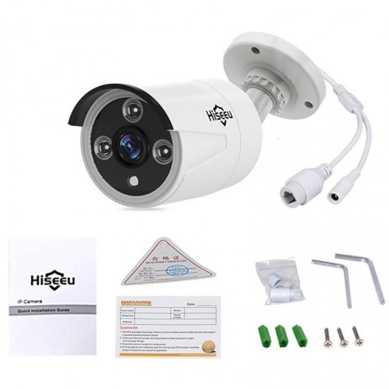 HB612 1080P 2.0MP POE Mini IP Camera ONVIF P2P IP66 Waterproof Outdoor IR CUT Night Vision Cam